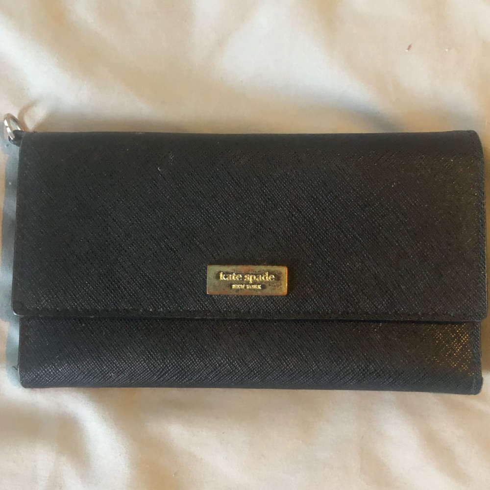 Kate spade New York black leather wallet